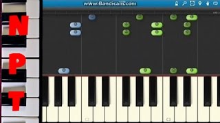 How to play Piano by Ariana Grande - Piano Tutorial Synthesia screenshot 1