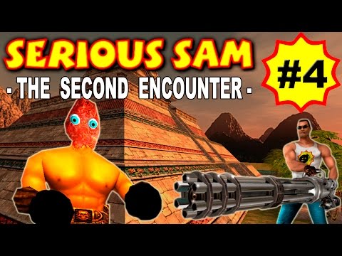 Видео: Serious Sam: The Second Encounter, Змеиные Дворы (ВСЕ СЕКРЕТЫ) часть 4 прохождение