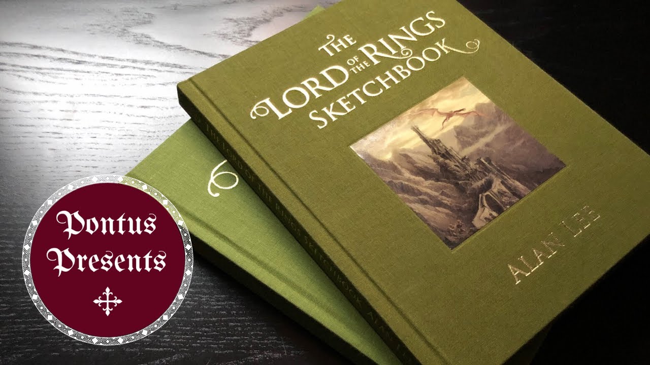 The Hobbit The Lord Of The Rings Sketchbooks Alan Lee Signed J R R Tolkien Collection Youtube