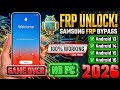 🔥 New Samsung FRP Bypass 2026 | Android 11/12/14/15/16 | Latest Security Patch | Samsung FRP Guide 🔥