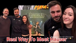 How To Meet Hauser During Rebel With A Cello 2024 | Meet Hauser During North America And Europe Tour