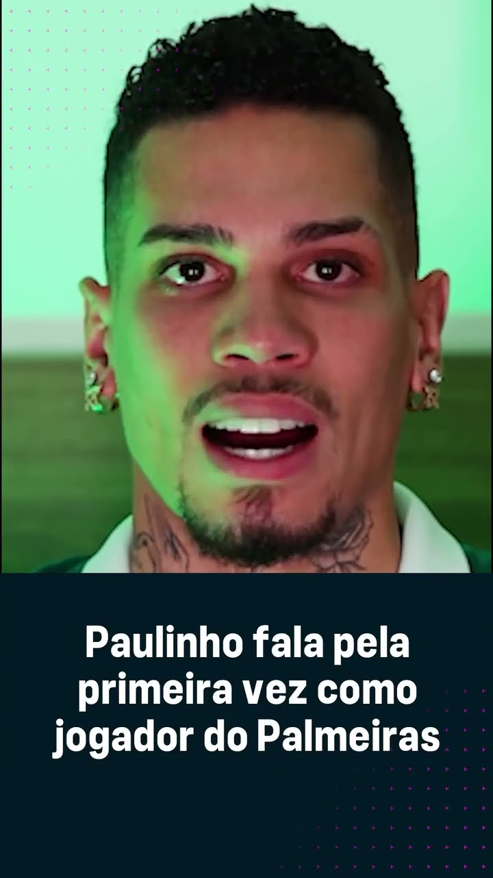 AS PRIMEIRAS PALAVRAS DO PAULINHO COMO JOGADOR DO PALMEIRAS! ANSIOSO PRA VER ELE EM CAMPO, TORCEDOR?
