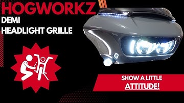 2022 Road Glide ST Upgrade - Hogworkz Demi Headlight Grille
