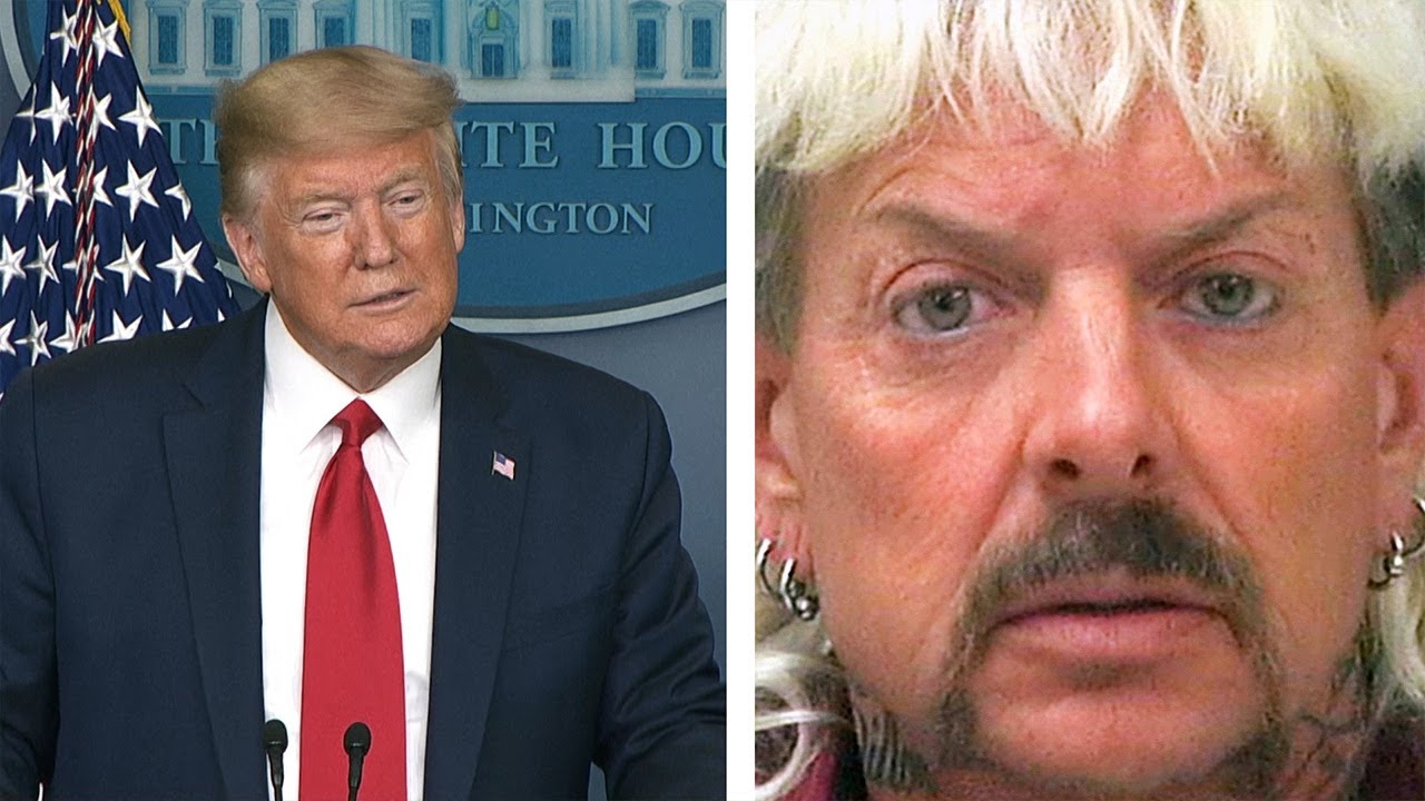 President Trump Says He Will Look Into Tiger King Joe Exotic S Case Youtube