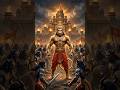🔥 Hanumanji and 😱 10,000 Rakshas Sena Yudh #shorts