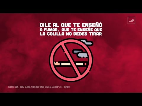 No tiren colillas de cigarro - Chilango #AlChile