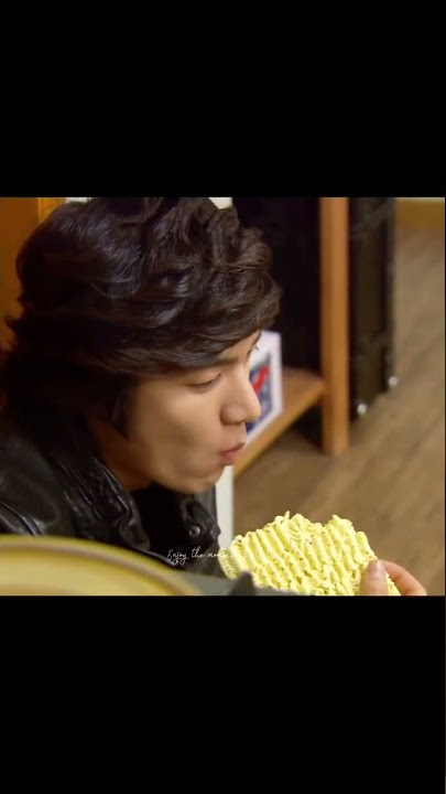 Junpiyo eat raw Ramen 🍜 😂| #cute scene #kdrama edit #Boys over flowers #etms 💜