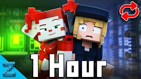 1 HOUR "Don't Come Crying" | FNAF SL Minecraft Ani...