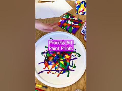 Shaving Cream Painting Process Art for Preschoolers - Fun with Mama