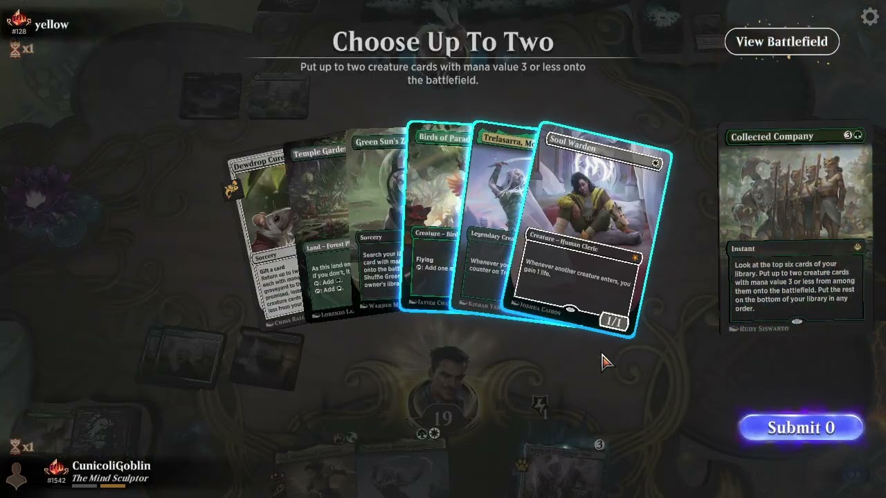 MTG Historic - Selesnya Aggro by CunicoliGoblin VS Dimir Aggro by yellow