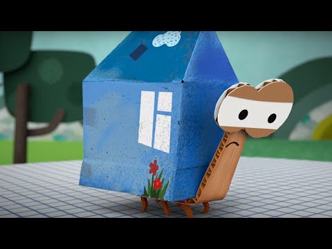 Мультфильм про оригами - Бумажки - Полезное насекомое - Серия 11