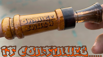 Making a Osage Orange Duck Call. The Orange Crush Continues!