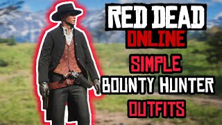 Red Dead Online Simple Bounty Hunter Outfits [ Requested Outfits #302 ]