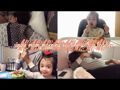 Single Mother Morning Routine SINGLE MOM MORNING ROUTINE WITH A TODDLER 2020 - YouTube