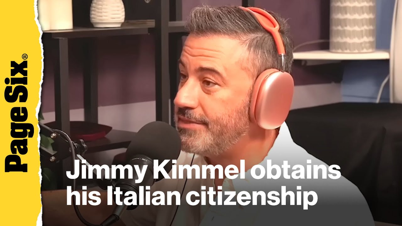 Джимми Киммел получил итальянское гражданство благодаря президентству Дональда Трампа