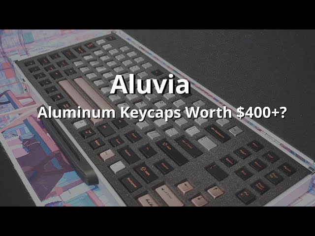 Aluvia 蒸し暑く Alumium Keycaps アルミニウムキーキャップ