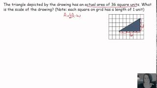finding actual areas from scale drawings