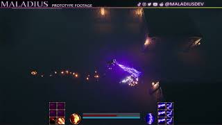 Maladius: Niagara Ribbon based Lightning VFX