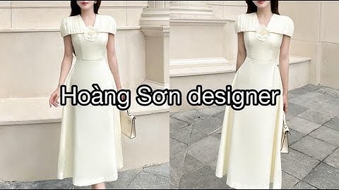 Dạy cắt may: Hướng dẫn cách cắt đầm cổ tim có lớp phủ ngoài liền tay| Sách dạy cắt may 0326341190