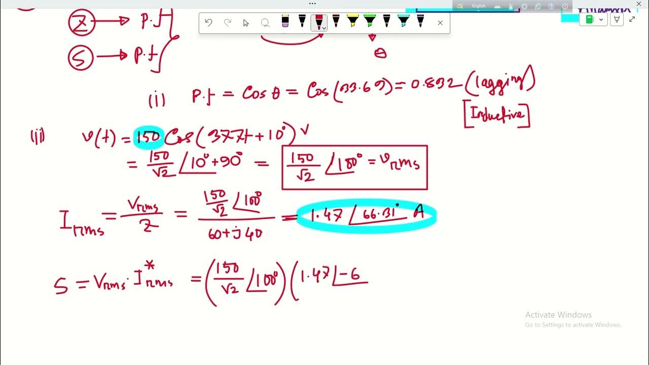 Complex Power Real Power Reactive Power Apparent Power Math Problem apparent-meaning-example-definition-ewm-english-word-meaning-youtube