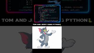 Tom & Jerry Drawing with Python 🐱🐭💻 #Shorts #Python #SparksToIdeas