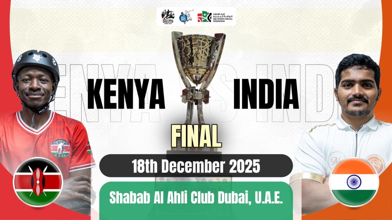 INDIA VS KENYA | MEN'S FINAL | 7th Roll Ball World Cup 2025