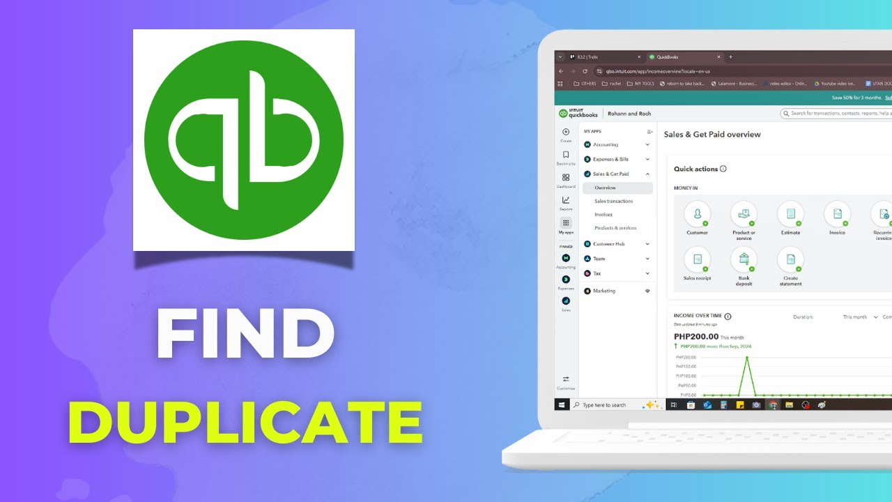 How to Find Duplicate Transactions in QuickBooks Online - YouTube