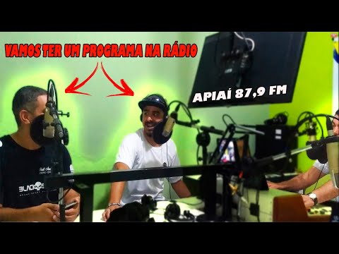 VOU TER UM PROGRAMA NA RÁDIO APIAÍ 87,9 FM