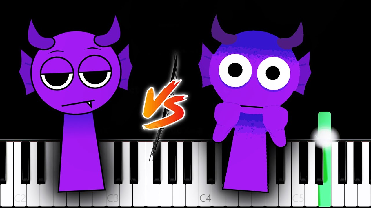 12 Incredibox Sprunki Retake Themes (Normal vs Horror) ▶ Piano Tutorial