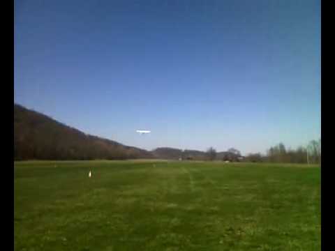 Take off video from the ground at Lee Bottom Airport.