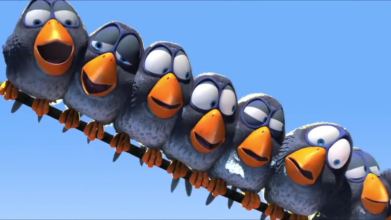 Birds on a wire, Music by Marie-Constance