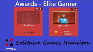 Awards - Elite Gamer | Freecell Achievements | Microsoft Solitaire Collection