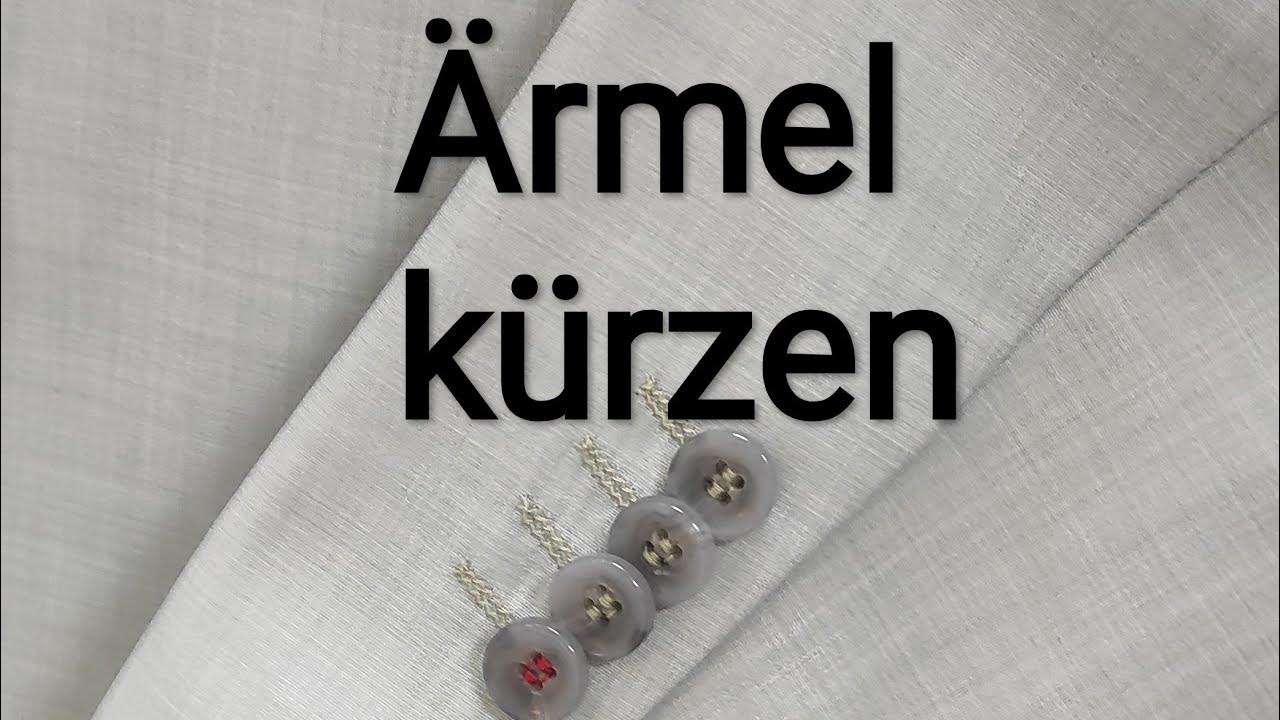 Herren Sakko Ärmel kürzen YouTube