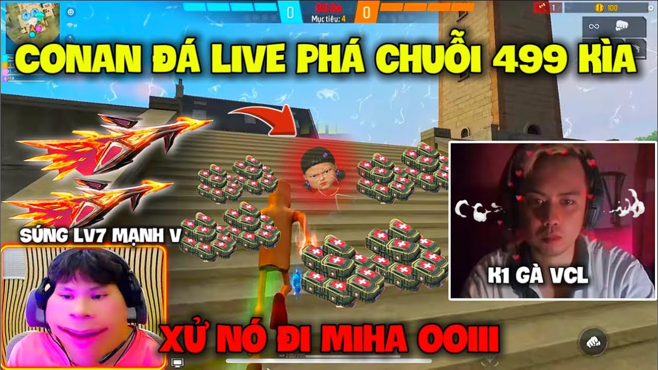 K1 Chơi Lớn “Săn Và Nâng AUG Lên LV7 Leo Chuỗi 500 TC Cùng MiHa” Bị Conan Đồ Chơi Đá Live Và Kết ???