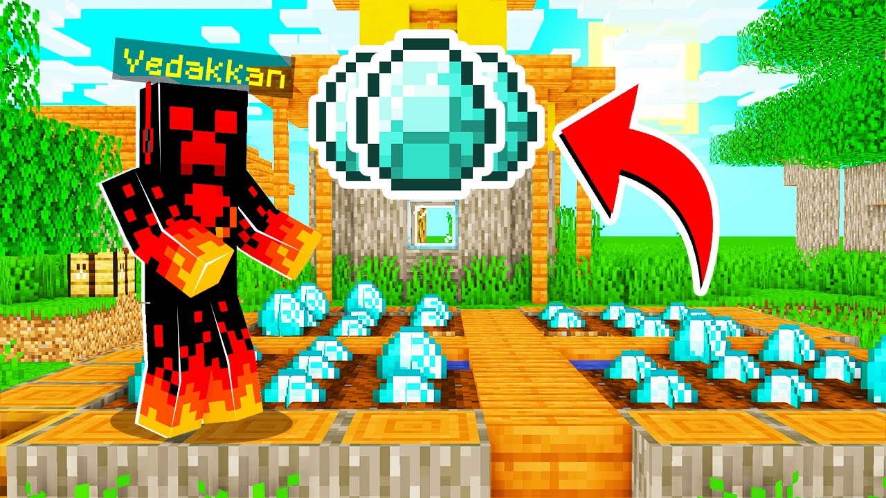 Guys I Started Growing Diamonds In Minecraft Malayalam YouTube