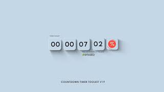 Countdown Timer Toolkit V19 - After Effects Template Videohive