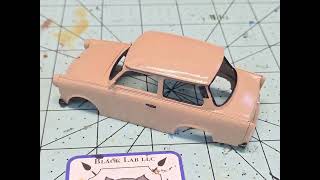 Weathering a Trabi 601 S in stunning stop motion