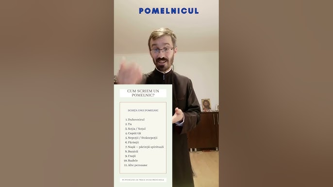 Cum scriem corect un pomelnic pentru cei vii? - YouTube