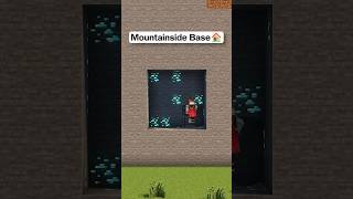 Minecraft Easy Mountainside Base🏠No Music #minecraft