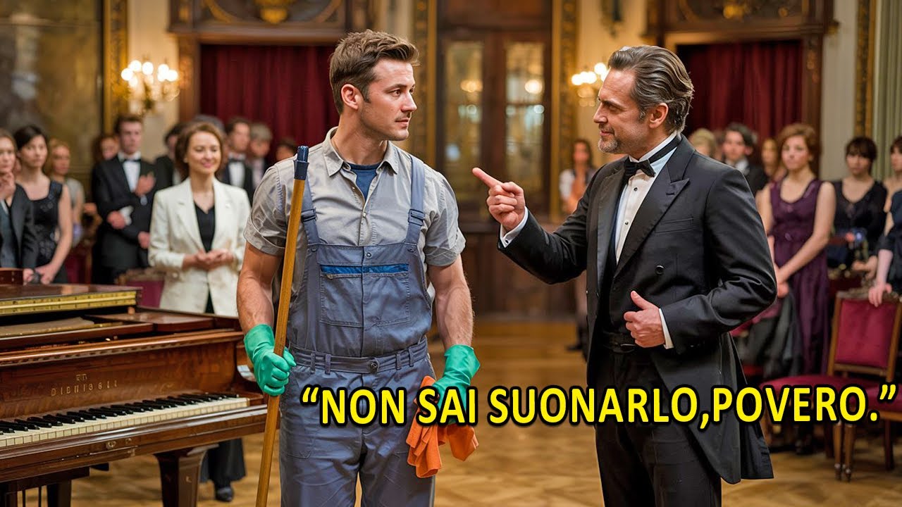 Chiedono per scherzo a un papà single addetto alle pulizie di suonare: il CEO finisce in lacrime