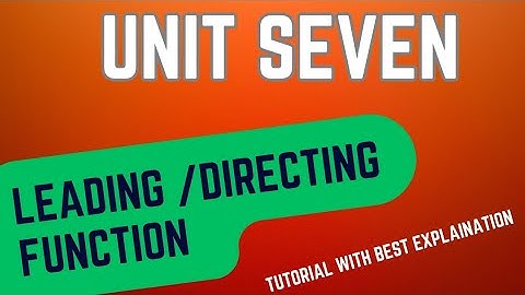 Introduction To Management Unit Seven Tutorials