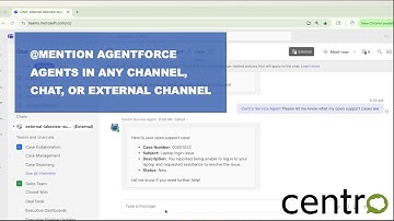 @Mention Agentforce Agents Anywhere in Microsoft Teams