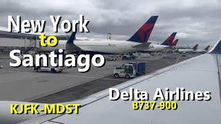 Flight report  New York- Santiago  Delta Airlines B737-900 (BASIC)