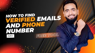 How to find verified Emails and phone numbers | Email finding Free Tool | Find emails in one click