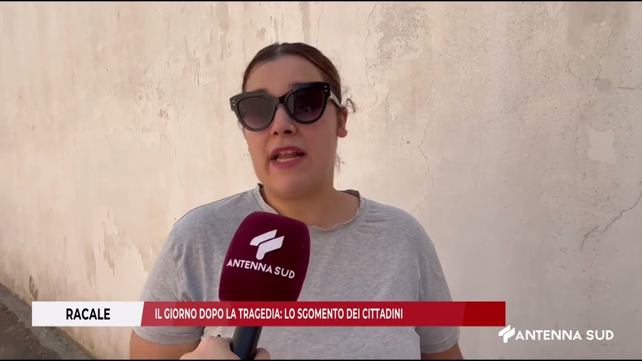 18 GIUGNO 2025   RACALE   IL GIORNO DOPO LA TRAGEDIA   LO SGOMENTO DEI CITTADINI