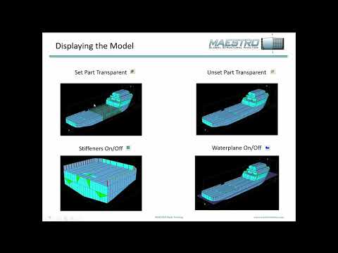 Displaying Models in MAESTRO