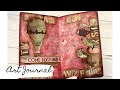 Mixed Media Art Journal - Use Your Stash - Scrap papers :)