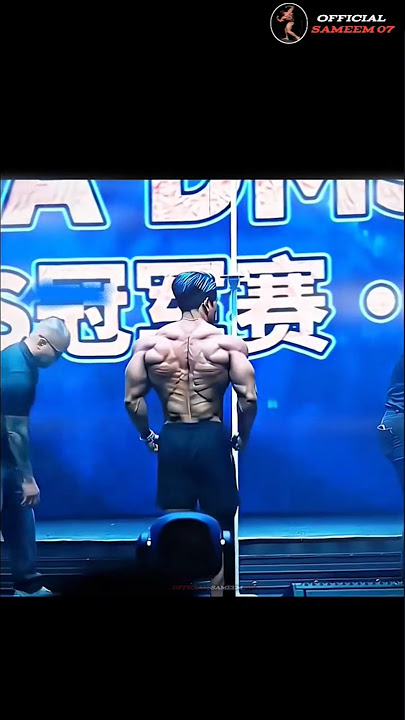 BRO BACK MUSCLE 🥶 #shorts #viral #bodybuilder #video