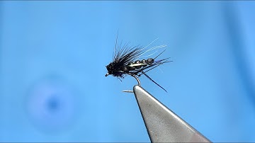 Tying a Detached Bodied Black Midge Hopper by Davie McPhail