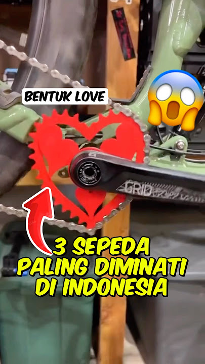 3 Sepeda Paling Diminati Di Indonesia #shorts